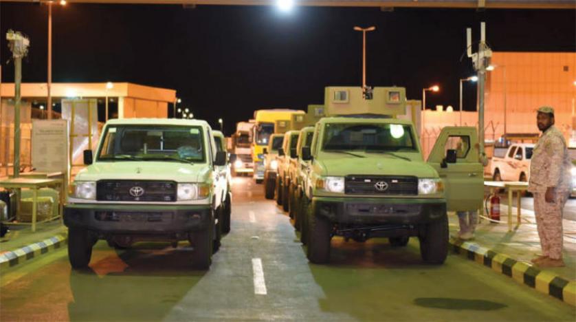 قوات عسكرية في طريقها إلى مأرب