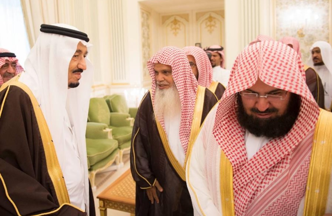 الملك سلمان والسديس