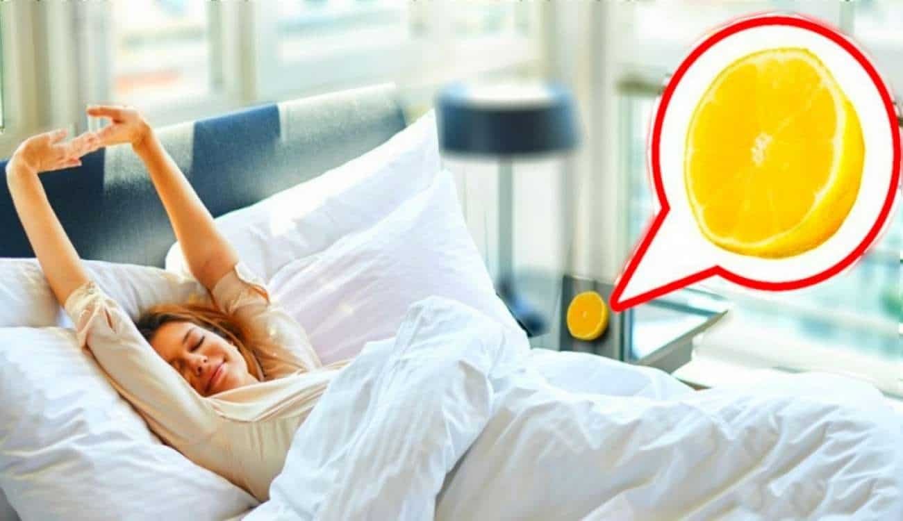 الليمون على السرير