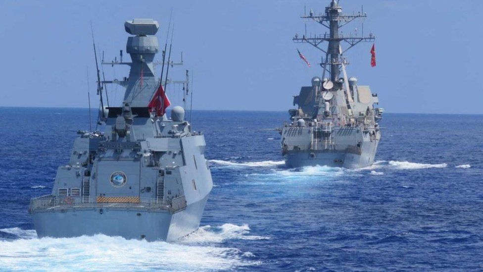 قوات تركية بحرية