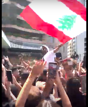 استقبال حافل واستثنائي للنجم تامر حسني في لبنان