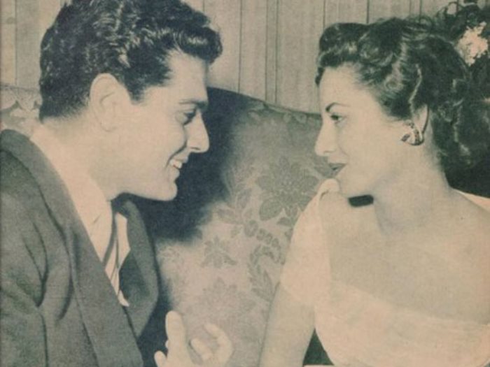 عمر الشريف وفاتن حمامة