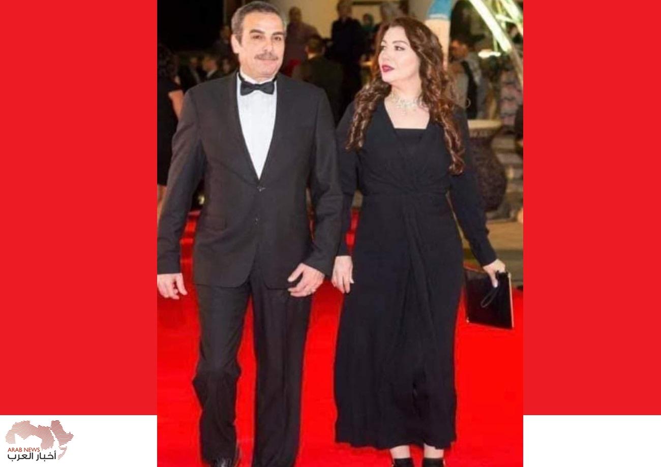 أحمد عبدالعزيز وزوجته دينا شرف الدين