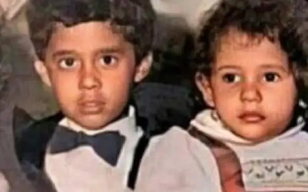 الطفلان دنيا سمير غانم وهيثم أحمد زكي