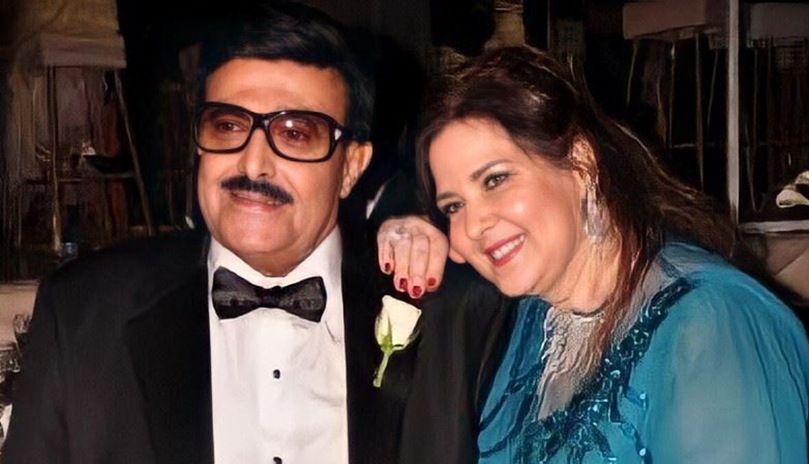 دلال عبدالعزيز وزجها سمير غانم