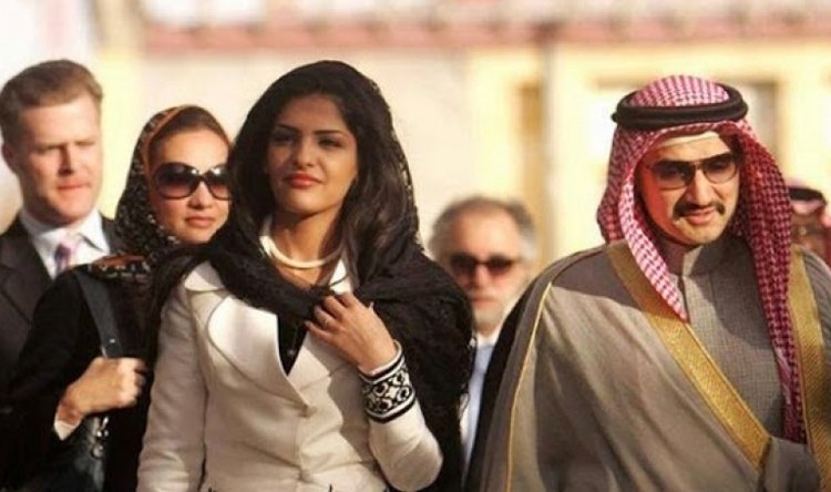 الوليد بن طلال وزوجته أميرة