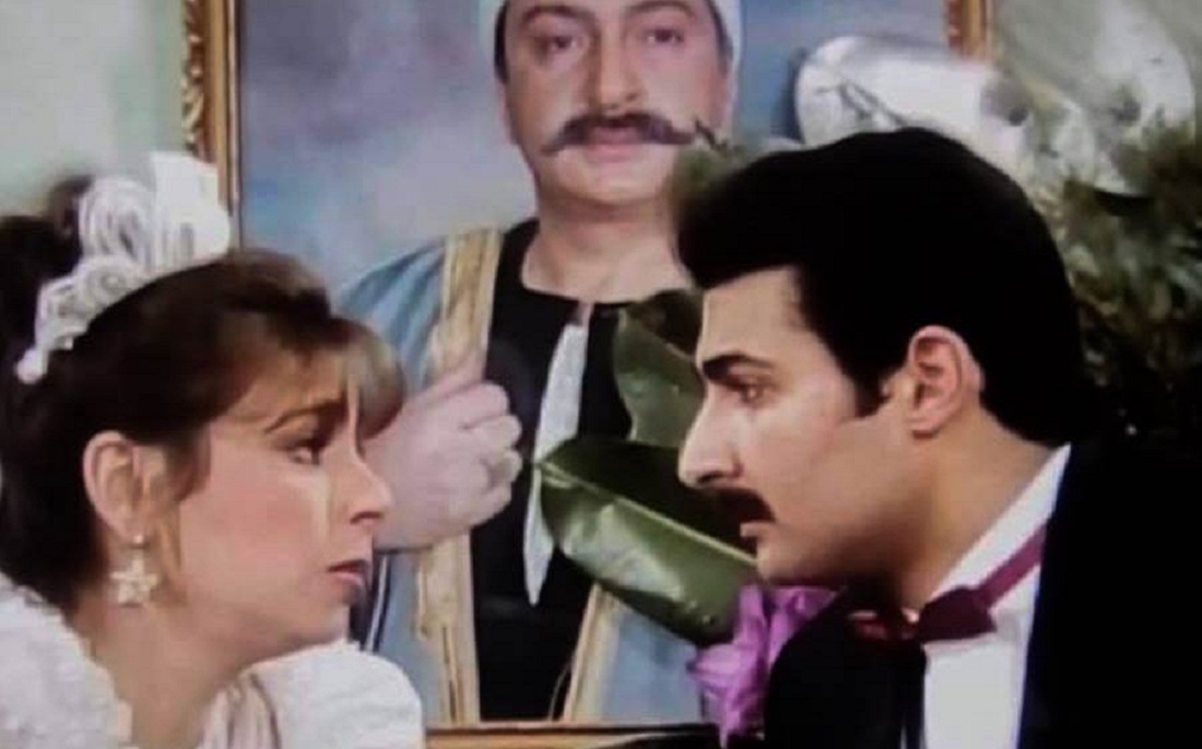 مشهد من مسلسل لن أعيش في جلباب أبي