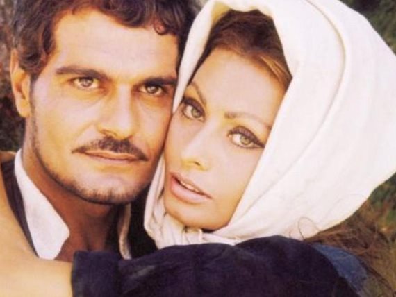 صوفيا لورين وعمر الشريف