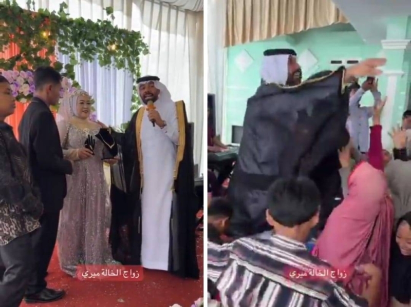 شاهد شاب سعودي يزف خادمتهم لزوجها ومافعله بعد ذلك لا يخطر على بال!..فيديو جديد يشعل مواقع الإتصال