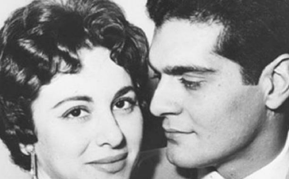 عمر الشريف وفاتن حمامة