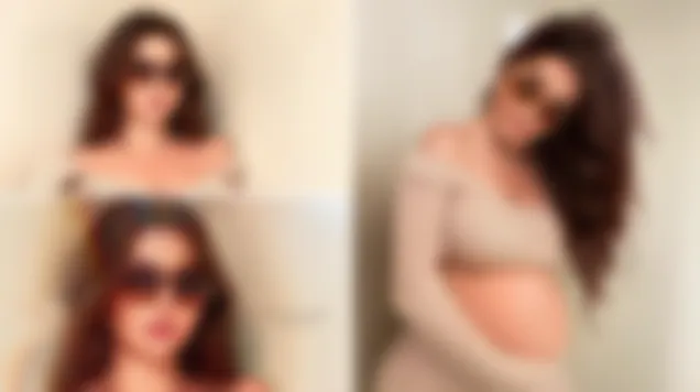 المغنية اللبنانية قمر حامل بدون زواج