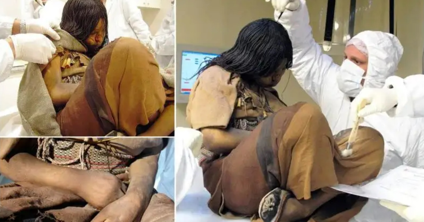 طفلة مجمدة من 500 عام