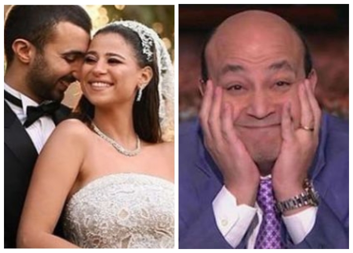عمرو اديب ودينا داش وزوجها