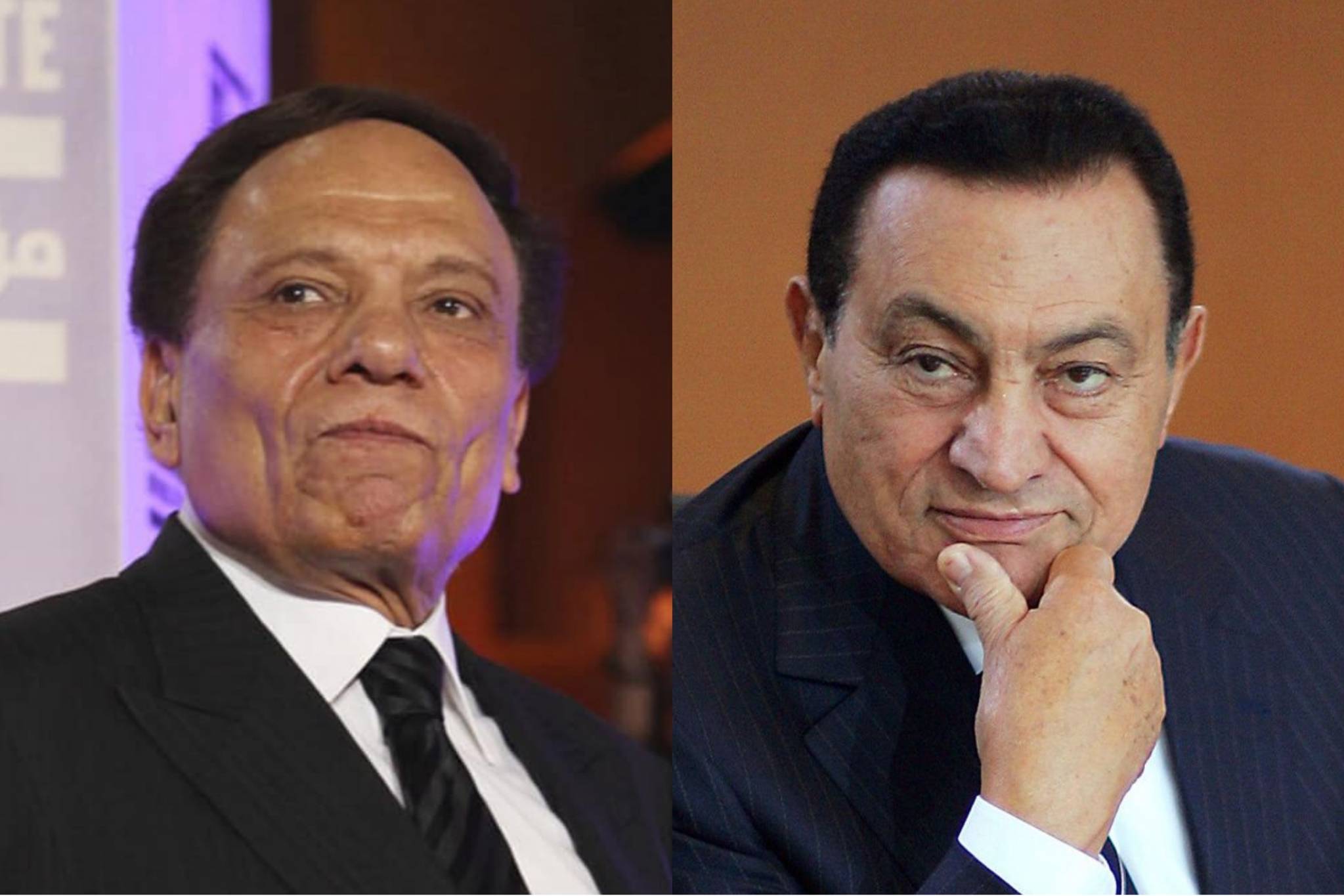 حسني مبارك وعادل إمام