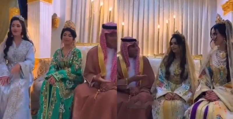 مواطن سعودي يتزوج 4 مغربيات في ليلة واحدة لتنتهي ليلة الزفاف بمفاجأة صادمة لم تكن في الحسبان!..شاهد