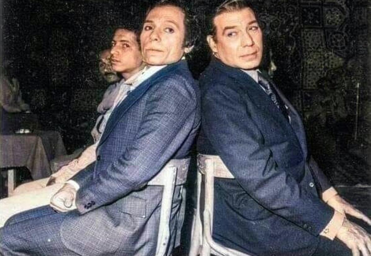 فريد شوقي وعادل إمام