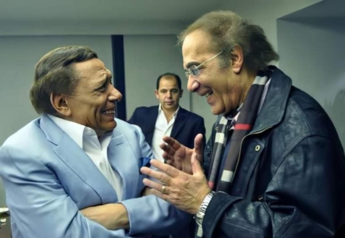 عادل امام ومحمود ياسين