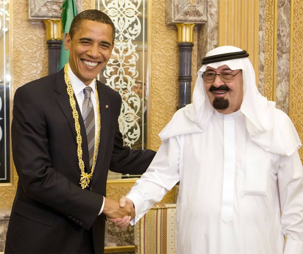 اوباما والملك عبدالله