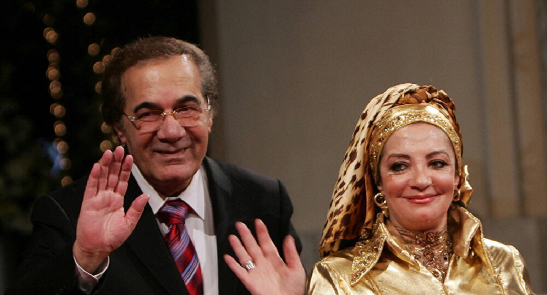 محمود ياسين زوجته شهيرة