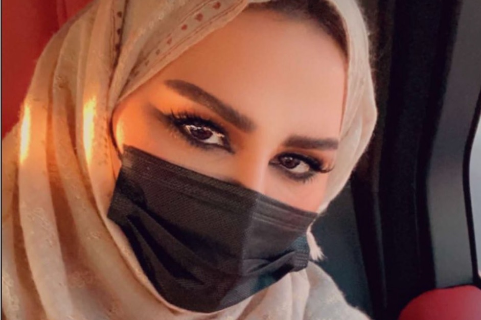 الفنانة احلام بالحجاب