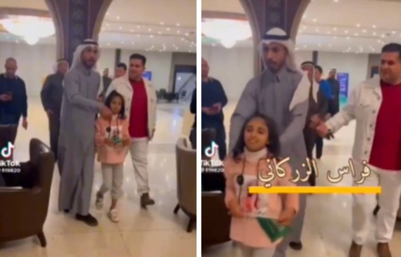شاهد.. سعودي يقدم ابنته هدية لعراقي ويثير جدلا واسعا