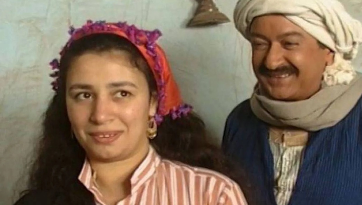 مشهد من مسلسل لن أعيش في جلباب أبي