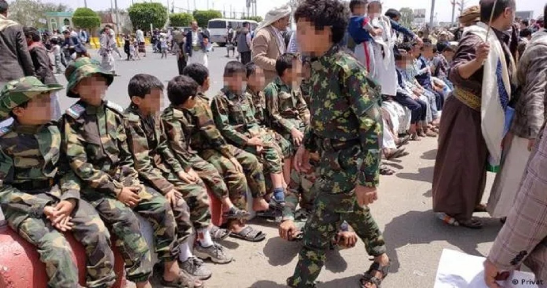 اطفال مجندين في اليمن