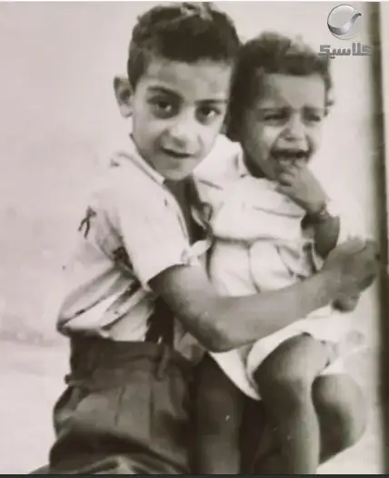 أحمد راتب في طفولته