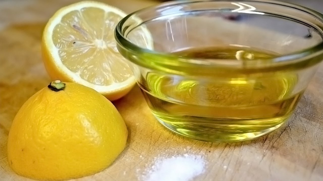  الليمون وزيت الزيتون